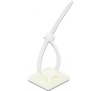 Delock base di montaggio 30 x 30 mm con fascetta L 200 x P 4,8 mm bianco NEW