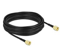 DELOCK CABLE DE ANTENA RP-SMA MACHO A RP-SMA MACHO LMR/CFD100 10 M LOW LOSS