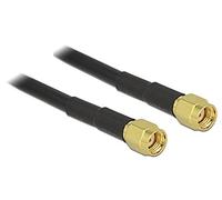 DELOCK CABLE DE ANTENA RP-SMA MACHO RP-SMA MACHO LMR195 5 M