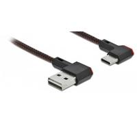 DELOCK CABLE EASY-USB 2.0 -A - USB TIPO-C M/M 0.20M