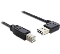 DELOCK CABLE EASY-USB 2.0 TYPE-A EN ÁNGULO - USB 2.0 TYPE-B M/M 2 M