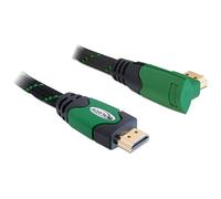Delock Kabel HDMI ad alta velocità Angolato con Ethernet 4K 2M