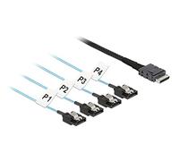 DELOCK CABLE OCULINK SFF-8611 4 X SATA 7 PIN 0,5 M METALL