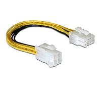 DELOCK CABLE PCI EXPRESS POWER 8PIN EPS 4PIN ATX / P4 MULTICOLOR 0,15 M