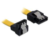 Delock Cable SATA 6 GB / Sec. Metal 70 cm Yellow yellow 70cm