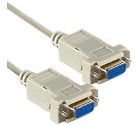 DeLOCK Cable Serial Nullmodem 9 Pin Female to Female 3 m