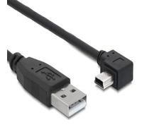 DeLock Cable USB 2.0-A > USB Mini 5 Pin Right Angled 5 m