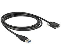 DELOCK CABLE USB 3.0 TO MICRO-B 3M MIT SCHRAUBEN 3 M
