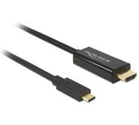 DeLOCK Cable USB Type-C Male to HDMI Male (DP Alt Mode) 4K 30 Hz 2 m Black