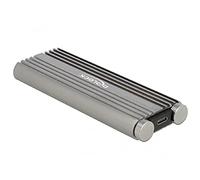 DELOCK 42001 - External M.2 NVMe SSD housing, metal, USB 3.2