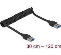 Delock Cavo a spirale USB 3.0 da tipo A maschio a tipo A maschio NEW