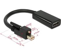 Delock cavo adattatore mini Displayport 1.2 con spina con vite NEW
