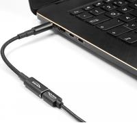 DeLOCK Cavo adattatore per portatile Cavo di ricarica USB Type-C femmina per 55 x 25 mm maschio 90 angolato 15 cm (Delock Adapt NEW