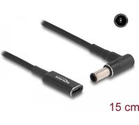 DeLOCK Cavo adattatore per portatile Cavo di ricarica USB Type-C femmina per Sony 60 x 43 mm maschio 90 angolato 15 cm (Delock