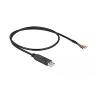 DeLOCK Cavo adattatore USB 2.0 tipo A a seriale RS-232 con 9 estremità aperte