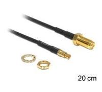Delock cavo antenna jack RP-SMA per l'installazione spina TS-9 da 200 mm NEW