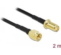 Delock Cavo antenna SMA maschio a SMA femmina LMR/CFD100 2 m a bassa perdita