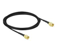 Delock Cavo antenna SMA maschio per SMA maschio LMR/CFD100 2 m low 90469