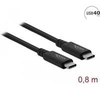 Delock Cavo coassiale USB4 40 Gbps da 0,8 m NEW