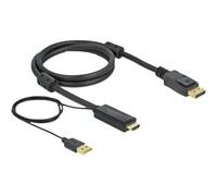 Delock Cavo da HDMI a DisplayPort 4K 30 Hz 1 m 1 m HDMI tipo A 85963