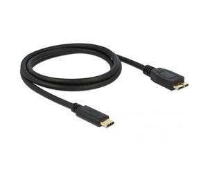 Delock Cavo da spina USB-C SuperSpeed a spina USB tipo Micro-B 1 m nero