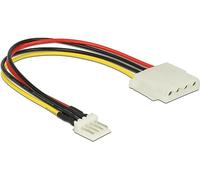 DELOCK Cavo di alimentazione Floppy St 4 pin -> Molex 4 Pin BU 15 cm