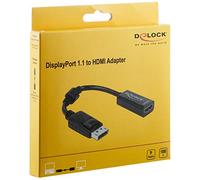 DeLOCK cavo di interfaccia e adattatore DisplayPort M 19-p HDMI F Nero