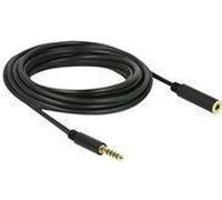 Delock Cavo di prolunga jack 4,4 mm 5 pin maschio a femmina 5 m nero NEW