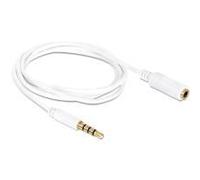 Delock Cavo di prolunga jack audio da 3,5 mm spina / presa 4 pin 0,5 m NEW