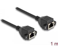 Delock Cavo di prolunga RJ50 da femmina a femmina S/FTP da 1 m nero NEW