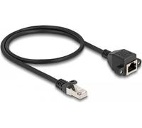 Delock Cavo di prolunga RJ50 maschio-femmina S/FTP da 0,5 m nero NEW