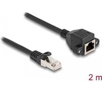 Delock Cavo di prolunga RJ50 maschio-femmina S/FTP da 2 m nero NEW