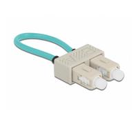 Delock Cavo di Prova Accoppiatore Loopback Fibra Ottica Multimodale OM3 SC