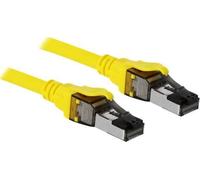 Delock - Cavo di rete - RJ -45 (M) a RJ -45 (M) - 5,0m - SFTP, PIMF - Cat 8.1 - alogeno -gratuito, senza ganci, diviso - giallo NEW