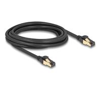Delock Cavo di rete RJ45 Cat.6A maschio-maschio S/FTP nero da 3 m con 80250