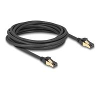 Delock Cavo di rete RJ45 Cat.6A maschio-maschio S/FTP nero da 5 m con 80251