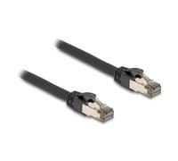 DeLOCK Cavo di rete RJ45 Cat.6A U/FTP ultra-flessibile con rivestimento interno in metallo 15 m nero