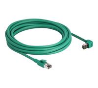 Delock Cavo di rete RJ45 PROFINET SF/UTP angolato a 90° da 5 m verde 5 80125