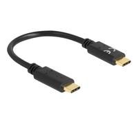 Delock Cavo di ricarica USB Type-C da 15 cm PD 5 A con E-Marker 0,015 85356