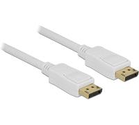 DELOCK - Cavo DP 1.2 -> DP ST/ST, 10 m, bianco, 4 K, 60 Hz