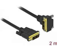 Delock Cavo DVI da 18+1 maschio a 18+1 maschio angolato da 2 m NEW