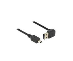 Delock Cavo EASY-USB 2.0 tipo A maschio angolato su/gi USB 2.0 tipo Mini-B maschio 1 m NEW
