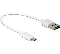 Delock Cavo EASY-USB 2.0 Tipo-A maschio EASY-USB 2.0 Tipo Micro-B maschio 02 m bianco NEW