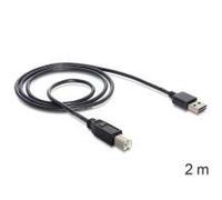 Cavo USB DeLOCK 2 m USB 2.0 A - B Nero