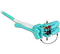 DeLock Cavo fibra ottica LC-LC Multimode OM3 Uniboot 1 m