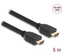 Delock Cavo HDMI ad alta velocità 48 Gbps 8K 60 Hz nero 5 m NEW