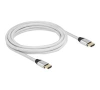Delock Cavo HDMI ad altissima velocità 48 Gbps 8K 60 Hz da argento 3 m 85368