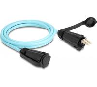 Delock Cavo in fibra ottica LC Duplex a LC Duplex con tappo di tenuta Multimode OM3 IP68 resistente alla polvere e all'acqua 2 m NEW