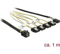 Delock Cavo Mini SAS HD SFF-8643 4 x SATA 7 pin 10 m NEW