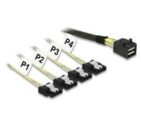 Delock Kabel Mini SAS HD SFF-8643 per SATA 7 0,5 m